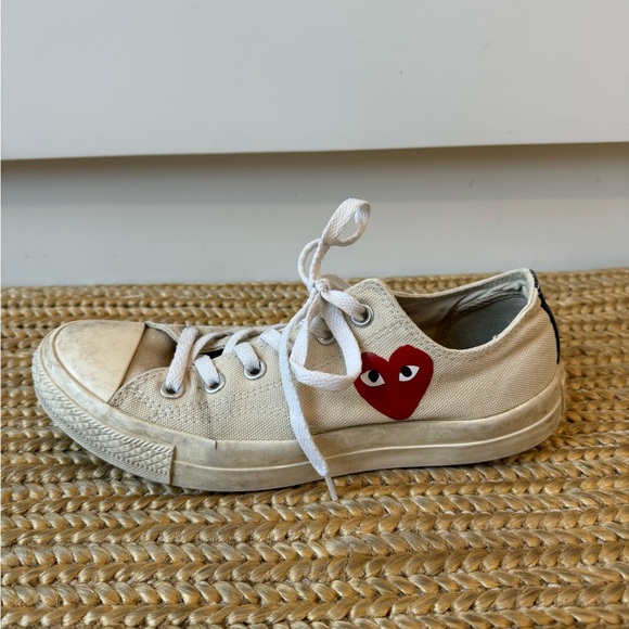 Commes des Garçon x Converse Chuck Taylor Lowtops Women’s 9, Men’s 7 - Picture 6 of 7